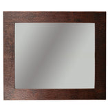 Premier Copper Products 36" Hand Hammered Rectangle Copper Mirror with Tree Design, MFREC3631-TR - The Sink Boutique