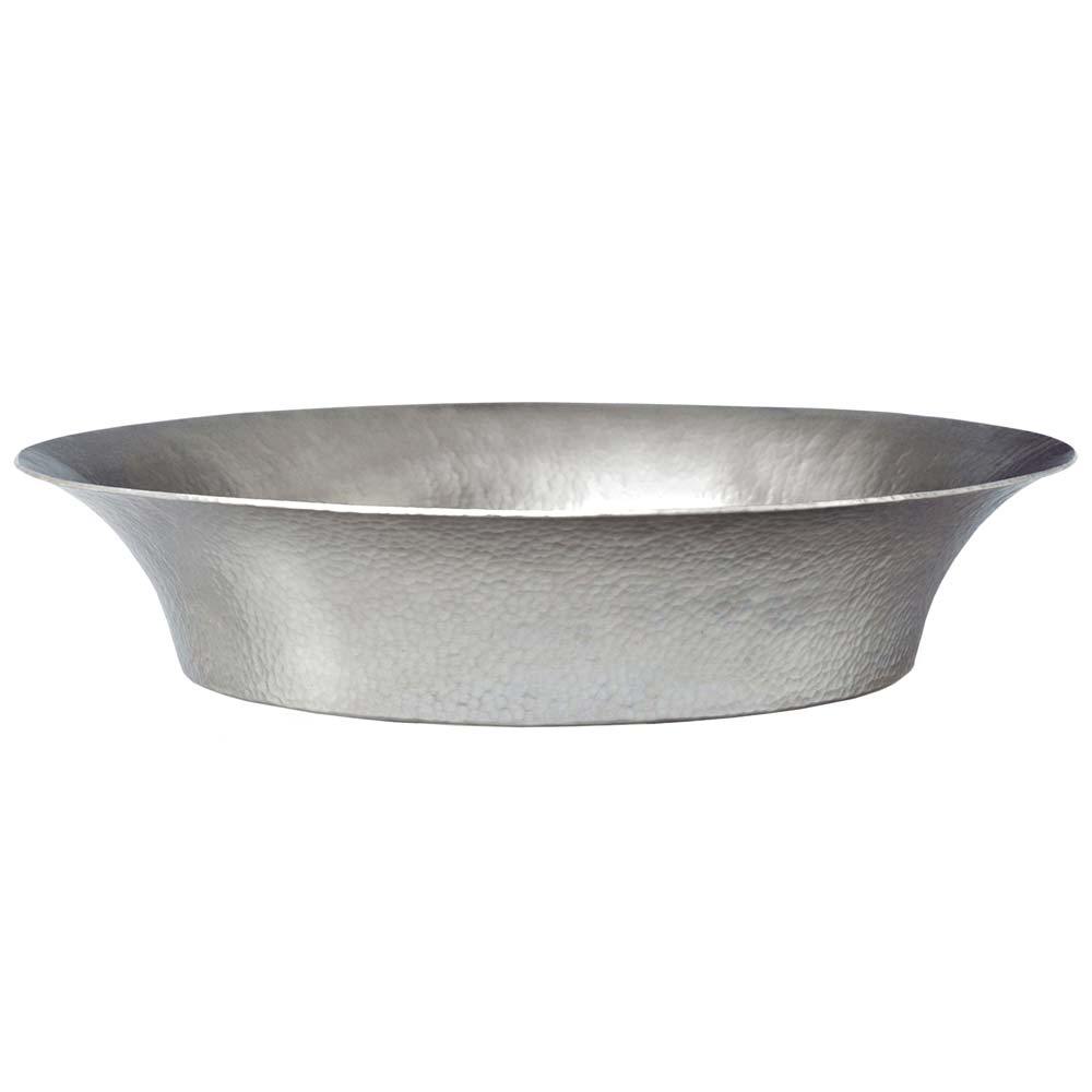Native Trails Maestro 16" Round Nickel Bathroom Sink, Brushed Nickel, CPS571