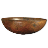 Native Trails Maestro 17" Oval Copper Bathroom Sink, Tempered Copper, CPS369