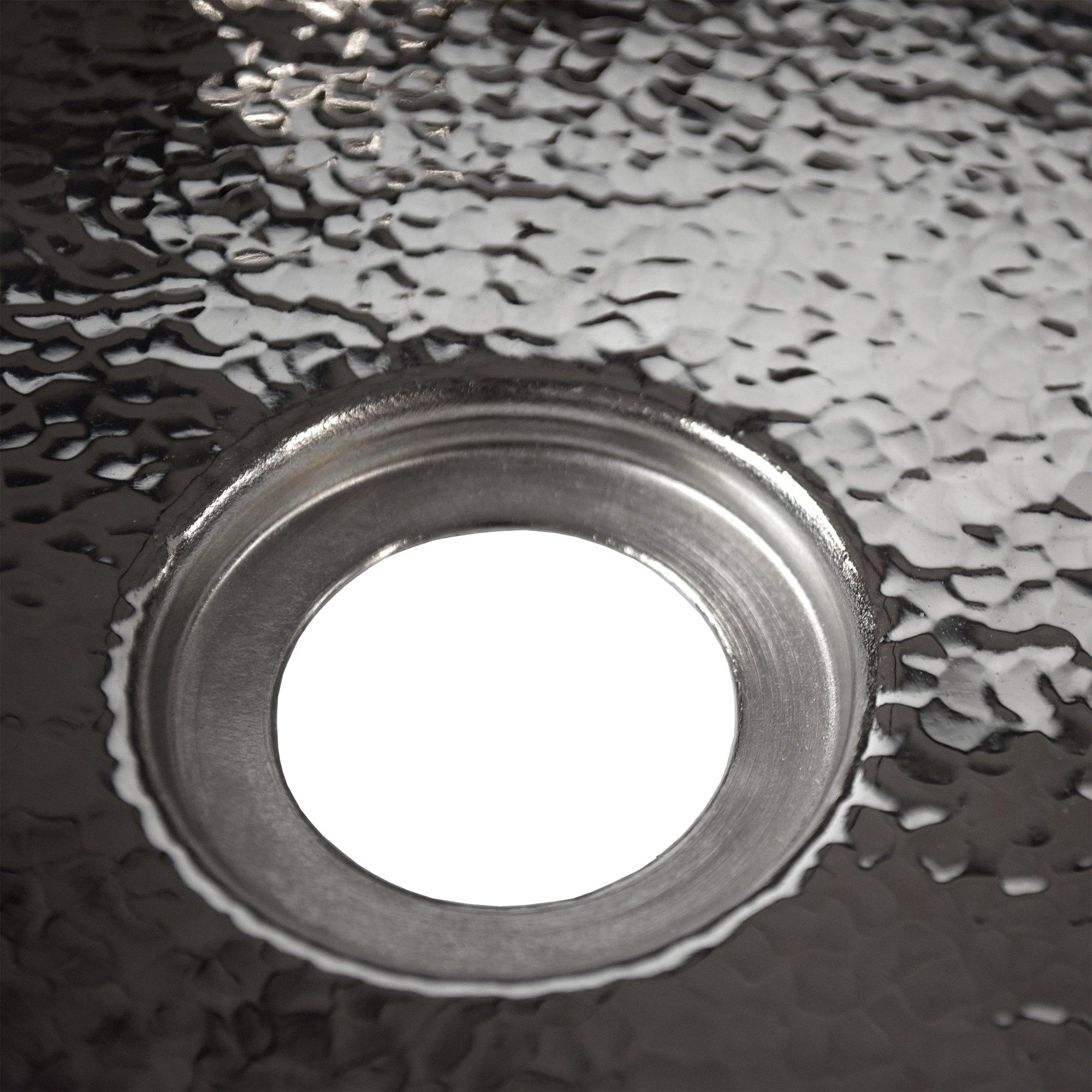 Native Trails Maestro 16" Round Nickel Bathroom Sink, Polished Nickel, CPS863