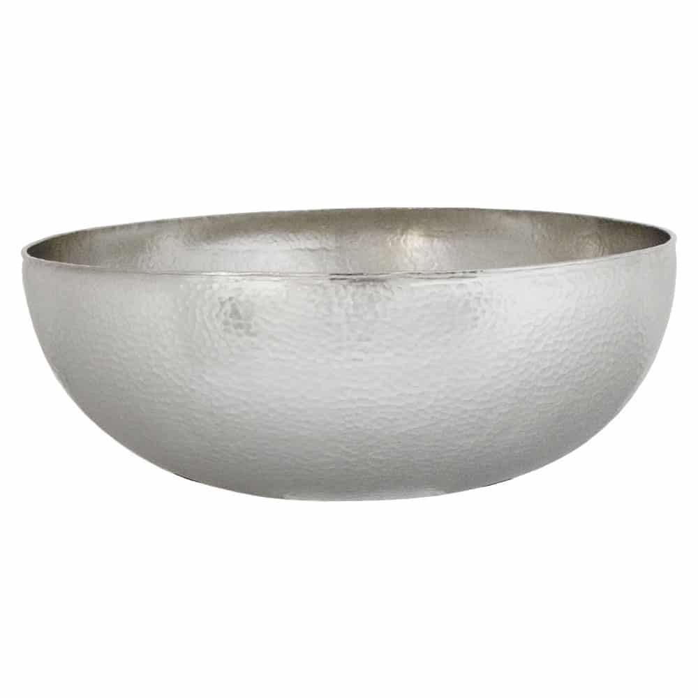 Native Trails Maestro 16" Round Nickel Bathroom Sink, Brushed Nickel, CPS563