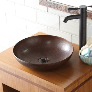 Alternate Image for Native Trails Maestro 15" Round Copper Bathroom Sink, Antique Copper, CPS283