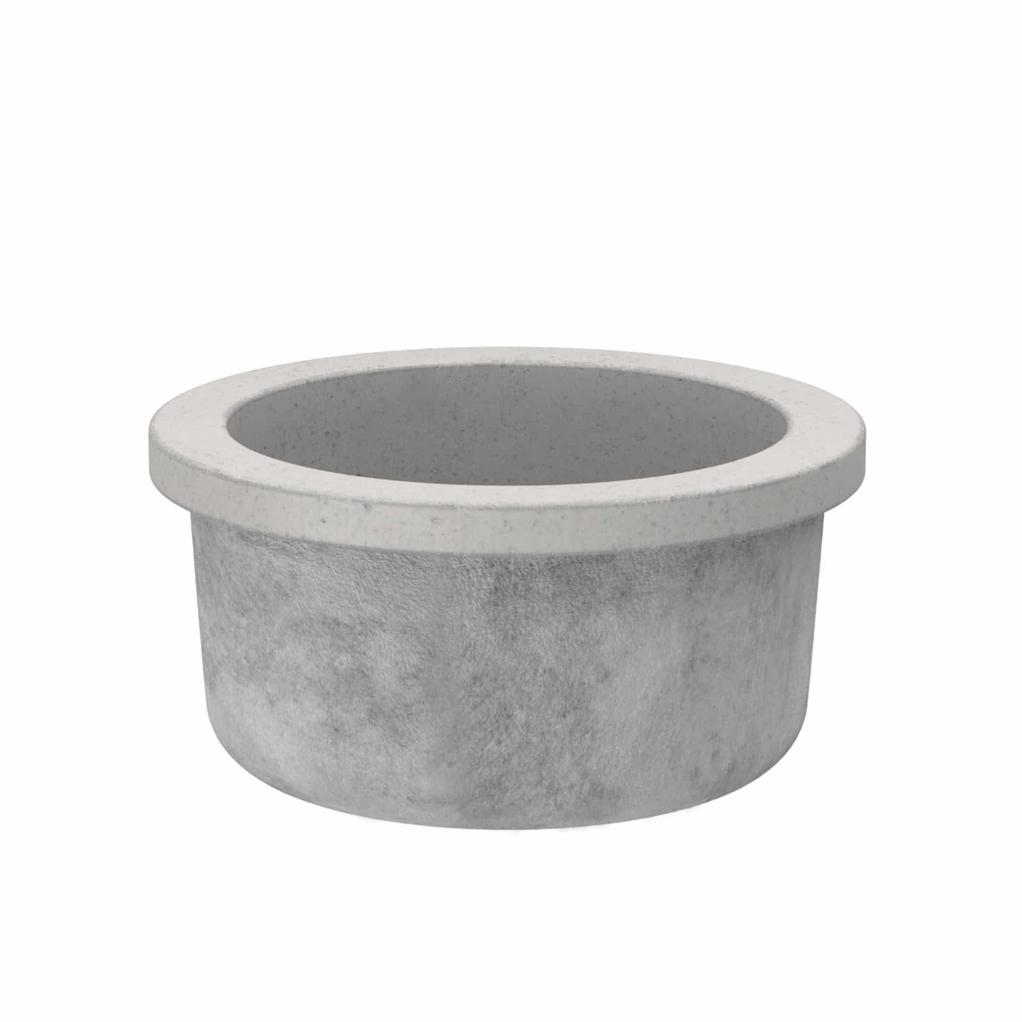 Native Trails Malibu 14" NativeStone Concrete Bar/Prep Sink, Ash, NSB1407-A