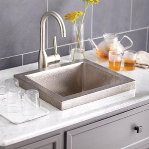 Alternate Image for Native Trails Manhattan 17" Nickel Bar/Prep Sink, Brushed Nickel, CPS532