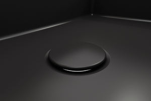 Alternate Image for Fireclay Drain Cover for BOCCHI Fireclay Kitchen Sink Kit Strainers in Matte Black, 1220-004