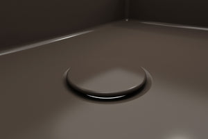 Alternate Image for Fireclay Drain Cover for BOCCHI Fireclay Kitchen Sink Kit Strainers in Matte Brown, 1220-025