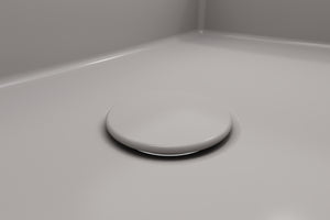 Alternate Image for Fireclay Drain Cover for BOCCHI Fireclay Kitchen Sink Kit Strainers in Matte Gray, 1220-006