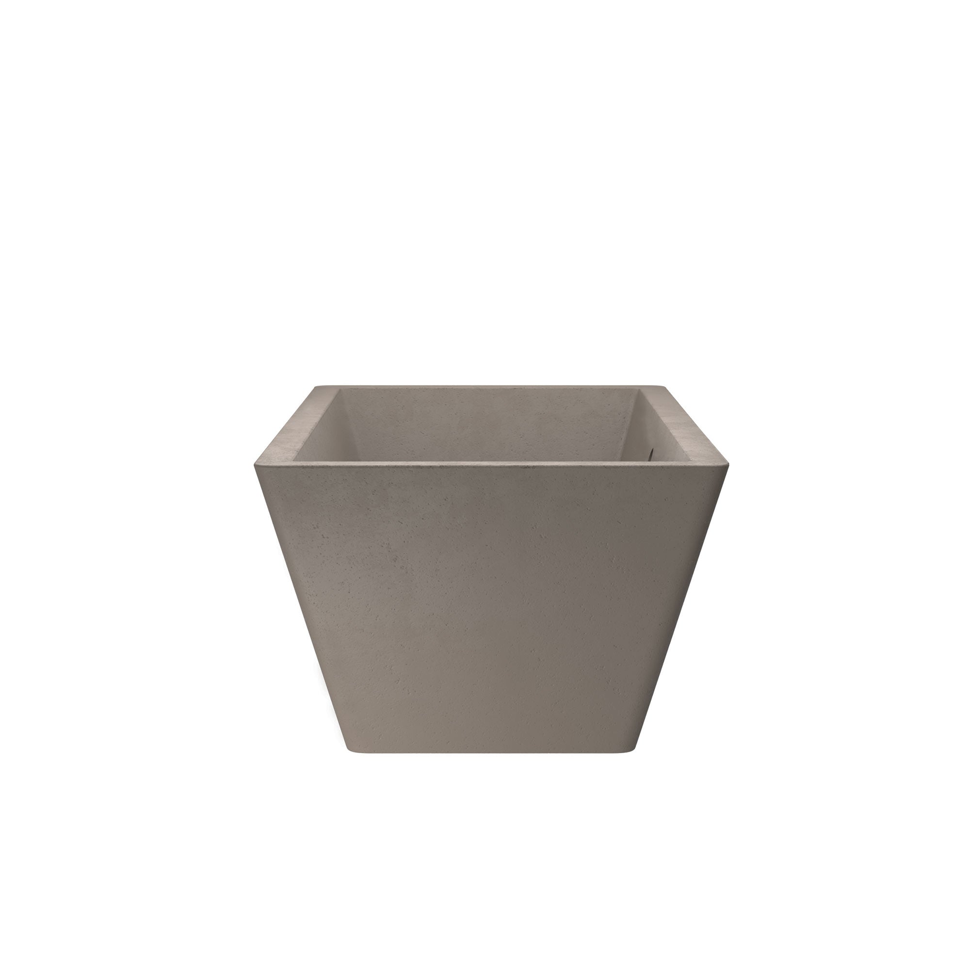 Native Trails 66" NativeStone Concrete Mendocino Bathtub, Earth, NST6634-E