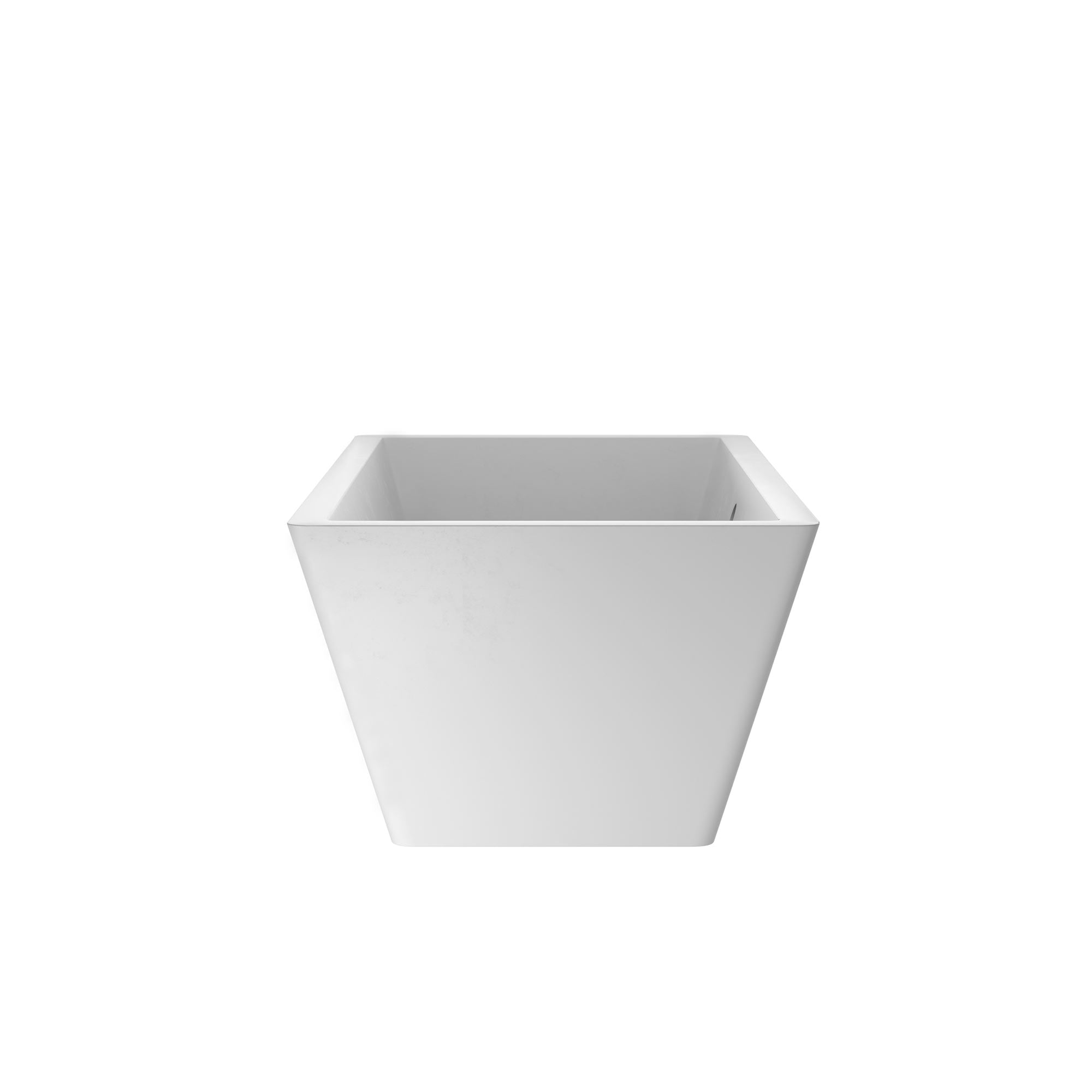 Native Trails 66" NativeStone Concrete Mendocino Bathtub, Pearl, NST6634-P