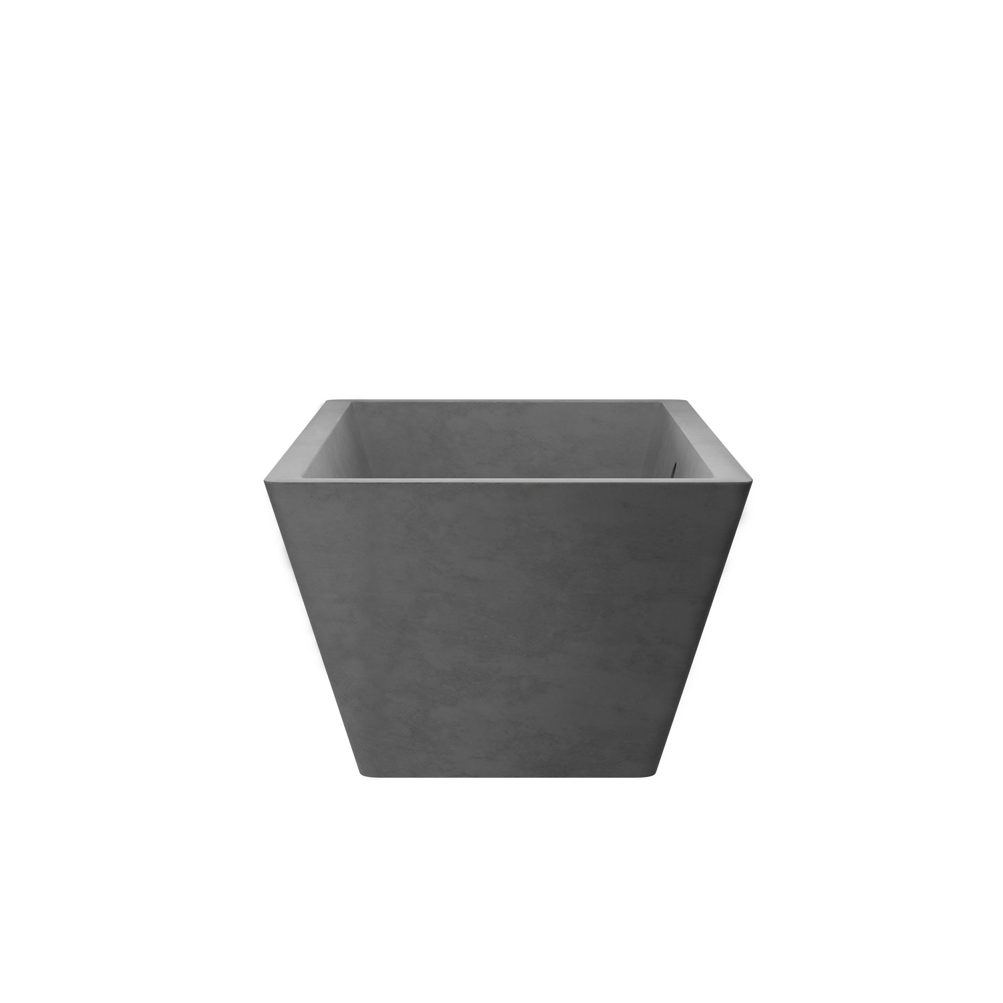 Native Trails 66" NativeStone Concrete Mendocino Bathtub, Slate, NST6634-S