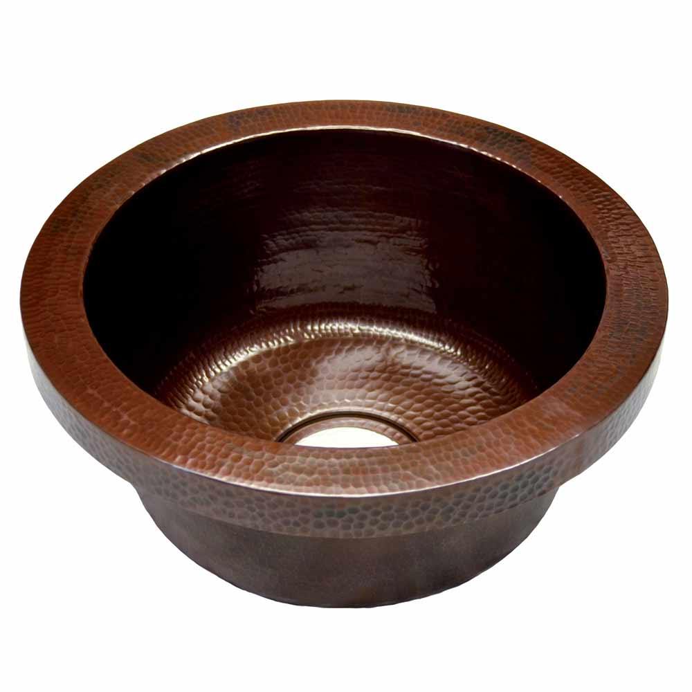 Native Trails Mojito 16" Copper Bar/Prep Sink, Antique Copper, CPS216