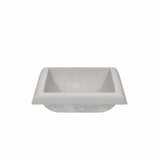 Native Trails Montecito 22" Rectangle NativeStone Concrete Bathroom Sink, Ash, NSL2216-A