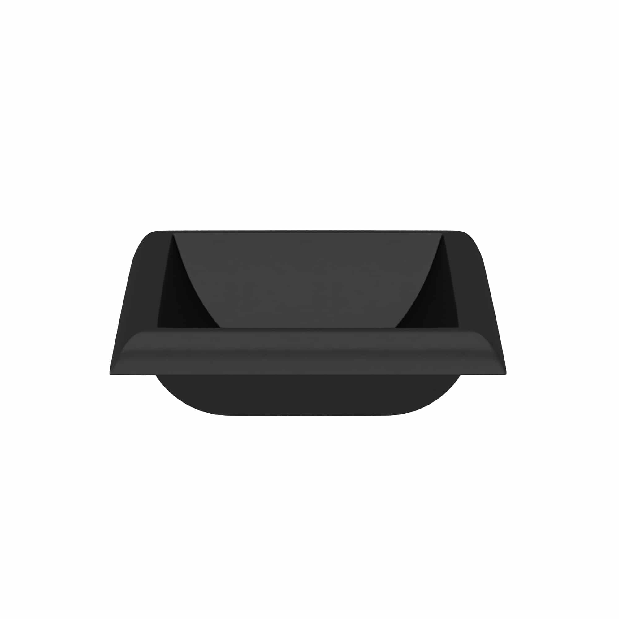 Native Trails Montecito 21.5" x 15.5" Rectangle Drop In NativeStone Concrete ADA Bathroom Sink, Charcoal, NSL2216-C
