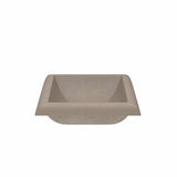 Native Trails Montecito 22" Rectangle NativeStone Concrete Bathroom Sink, Earth, NSL2216-E