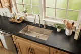 Karran 31" Undermount Stainless Steel Kitchen Sink with Accessories, 18 Gauge, NC-440-PK1