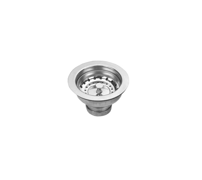 Whitehaus NRNW35B-SS 3 1/2" Basket strainer with lift stopper