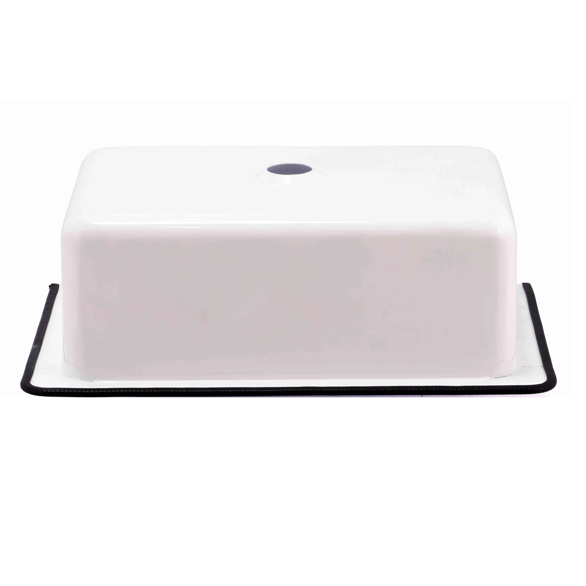 Nantucket Sinks Anchor 20" Wallmount Iron Utility Sink with Accessories, White/White, NS-ACBS20-WW
