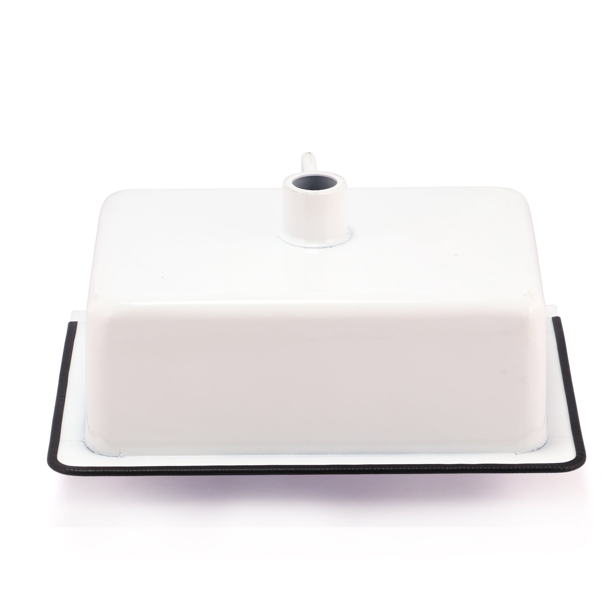 Nantucket Sinks Anchor 19.5" x 14" Irregular Wallmount Iron Bathroom Sink with Accessories, White/White, NS-ACBS20OF-WW