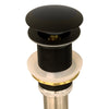 Nantucket Sinks' Matte Black Finish Umbrella Drain NS-UDMB