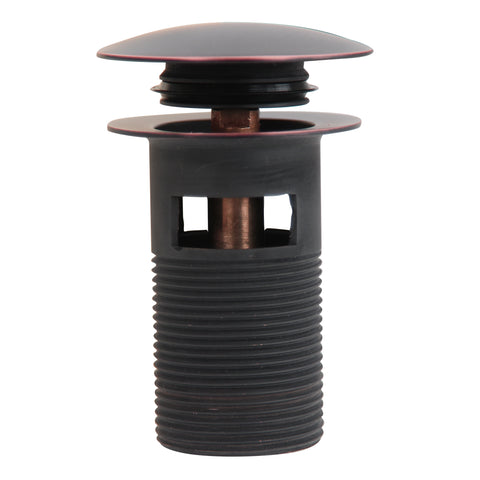 Nantucket Sinks Oil Rubbed Bronze Finish Umbrella Drain With Overflow NS-UDORB-OF - The Sink Boutique