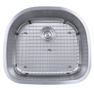 Alternate Image for Nantucket Sinks Sconset 24" Stainless Steel Kitchen Sink, 16 Gauge, NS03i-16