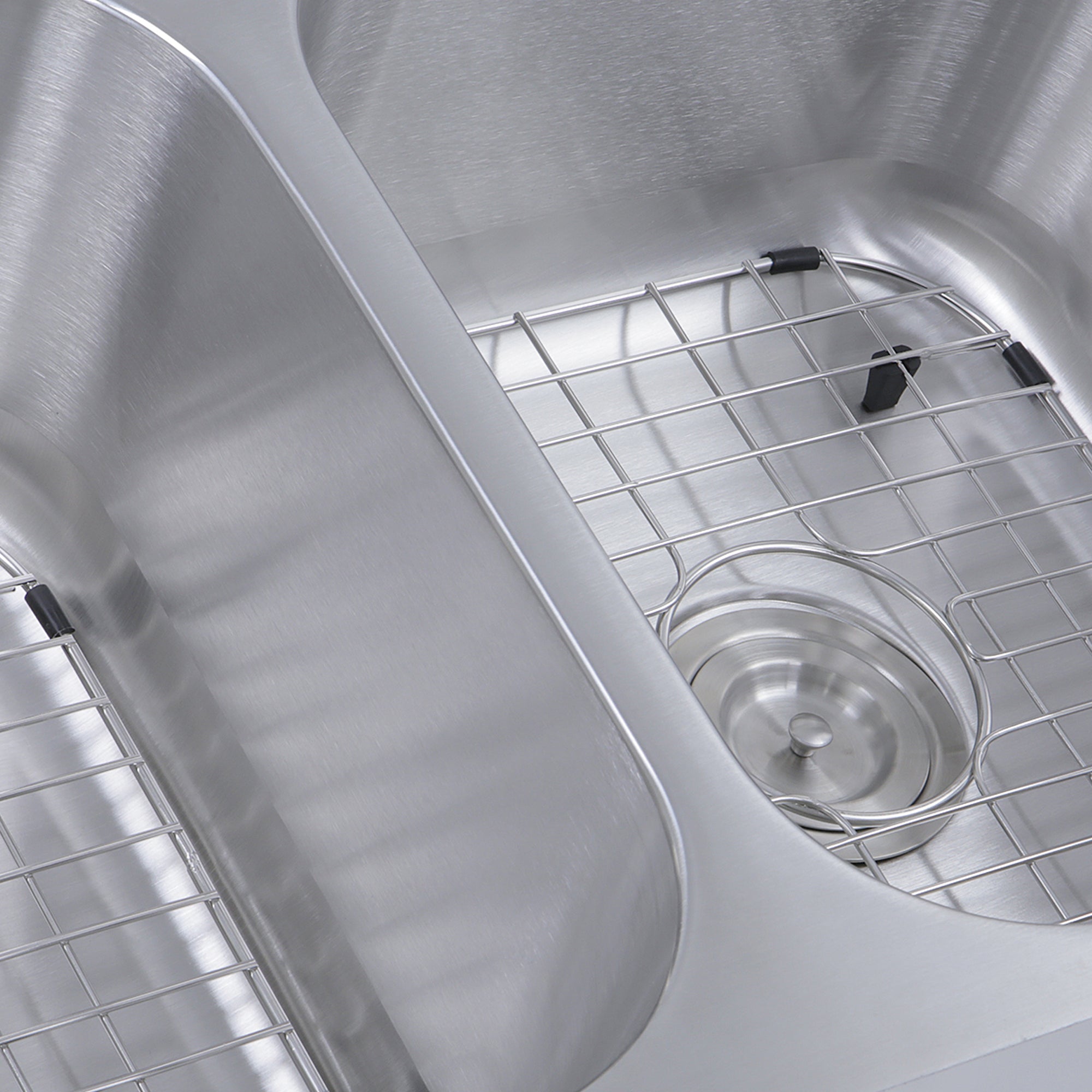 Nantucket Sinks Sconset 33" Stainless Steel Kitchen Sink, 50/50 Double Bowl, NS10i-16 - The Sink Boutique