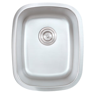 Alternate Image for Nantucket Sinks Quidnet 19" Stainless Steel Bar Sink, NS20
