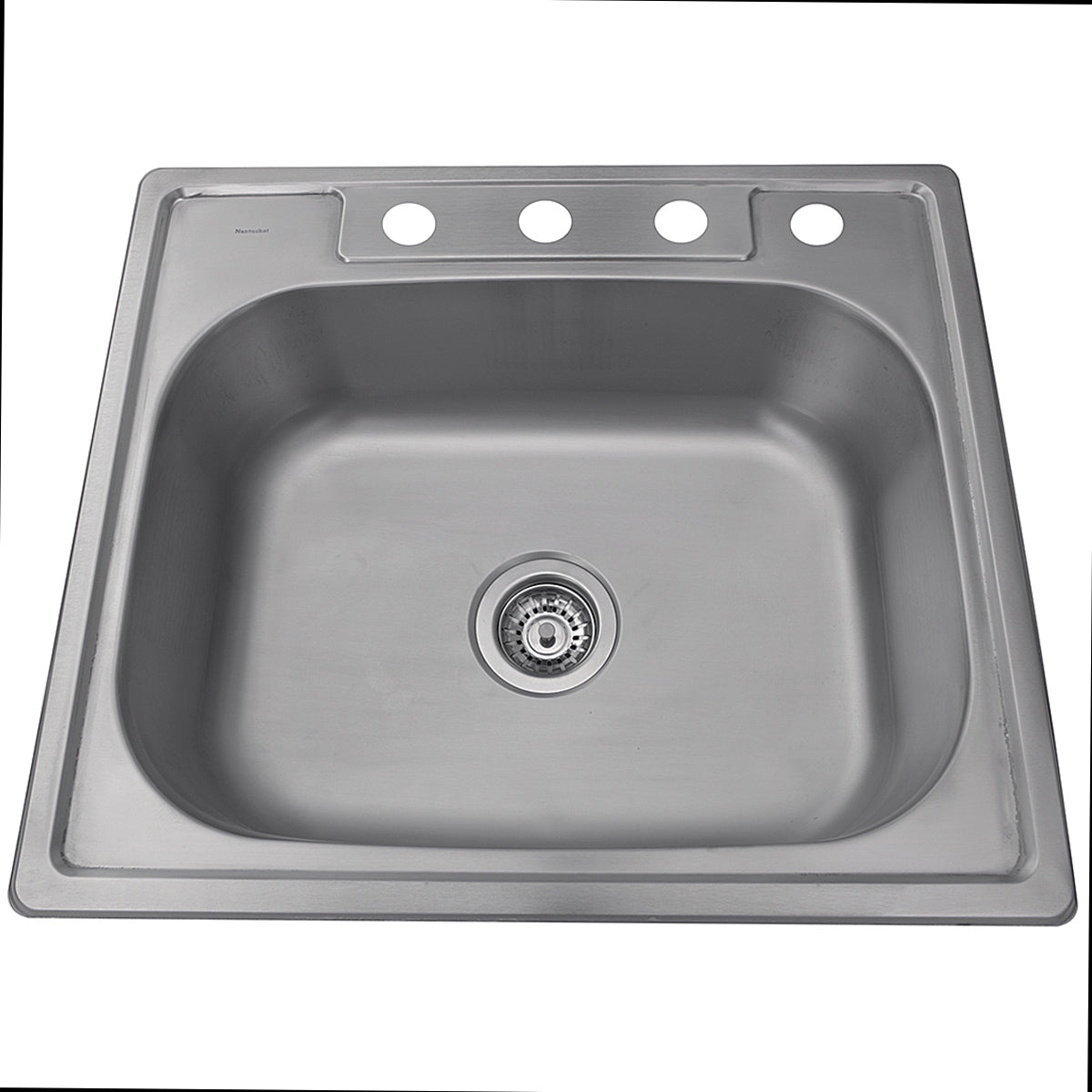 Alternate Image for Nantucket Sinks Madaket 25" Stainless Steel Kitchen Sink, 18 Gauge, NS2522-8