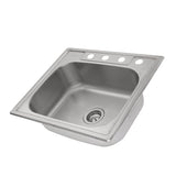 Nantucket Sinks Madaket 25" Stainless Steel Kitchen Sink, NS2522-8 - The Sink Boutique