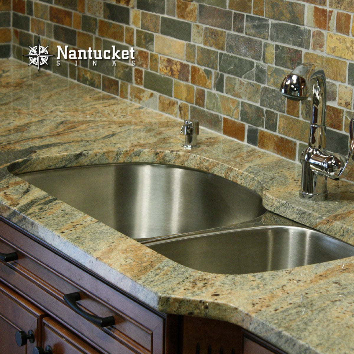 Nantucket Sinks Sconset 32" Stainless Steel Kitchen Sink, NS3121-16 - The Sink Boutique
