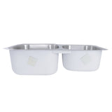 Nantucket Sinks Sconset 35" Stainless Steel Kitchen Sink, 60/40 Double Bowl, NS3520-16 - The Sink Boutique