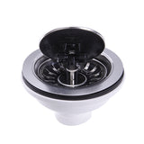 Nantucket Sinks NS35LCC-CH Chrome Flip Top Crumb Cup Kitchen Drain - The Sink Boutique