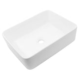 Nantucket Sinks Brant Point 19" Ceramic Bathroom Sink, White, NSV105 - The Sink Boutique