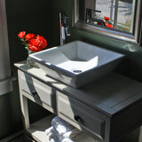 Nantucket Sinks Brant Point 16" Ceramic Bathroom Sink, White, NSV109 - The Sink Boutique