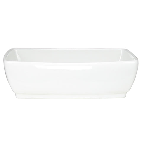 Nantucket Sinks Brant Point 18.75" x 13.25" x 5.5" Rectangular Drop In/Topmount Ceramic - Vitreous China Bathroom Sink, White, NSV1913