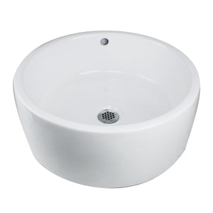Alternate Image for Nantucket Sinks Brant Point 17" Ceramic Bathroom Vessel Sink, White, NSV213