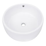 Nantucket Sinks Brant Point 17" Ceramic Bathroom Sink, White, NSV213 - The Sink Boutique