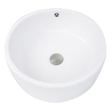 Nantucket Sinks Brant Point 17" Ceramic Bathroom Sink, White, NSV213 - The Sink Boutique