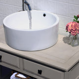 Nantucket Sinks Brant Point 17" Ceramic Bathroom Sink, White, NSV213 - The Sink Boutique