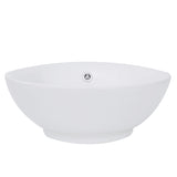 Nantucket Sinks Brant Point 17" Ceramic Bathroom Sink, White, NSV218 - The Sink Boutique