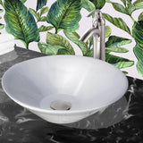 Nantucket Sinks Brant Point 17" Ceramic Bathroom Sink, White, NSV222