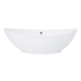 Nantucket Sinks Brant Point 23" Ceramic Bathroom Sink, White, NSV305 - The Sink Boutique