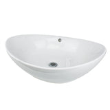 Nantucket Sinks Brant Point 23" Ceramic Bathroom Sink, White, NSV305 - The Sink Boutique
