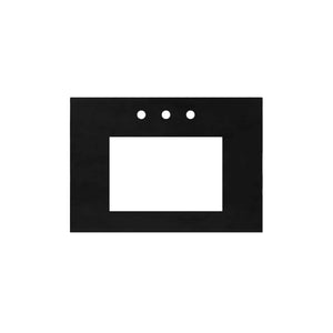 Alternate Image for Native Trails 30" Native Stone ADA Vanity Top, Charcoal, Rectangle 18x12 with 3 Faucet Holes, VT30-R1812-C-3