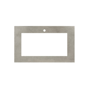 Alternate Image for Native Trails 36" NativeStone Vanity Top, Ash, 28x14 Cutout for Trough with Single or No Faucet Hole, VT36-T2814-A-1