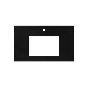 Alternate Image for Native Trails 36" Native Stone ADA Vanity Top, Charcoal, Rectangle 18x12 with Single Faucet Hole, VT36-R1812-C-1