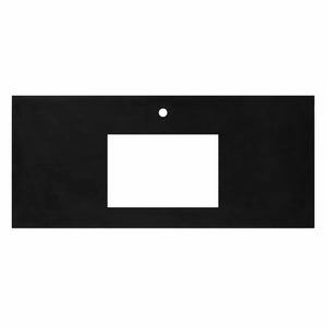 Alternate Image for Native Trails 48" Native Stone ADA Vanity Top, Charcoal, Rectangle 18x12 with Single Faucet Hole, VT48-R1812-C-1