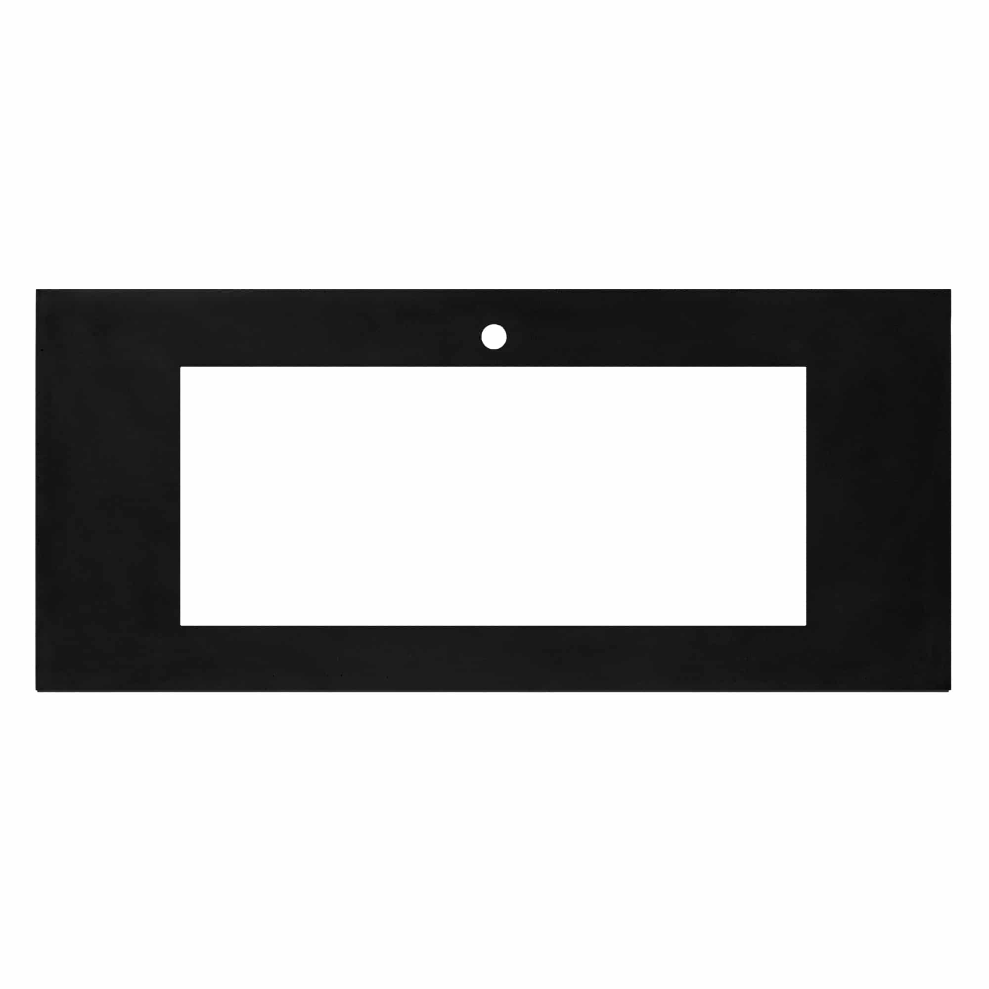 Native Trails 48" Native Stone ADA Vanity Top in Charcoal, Trough with Single or No Faucet Hole, NSV48-CT