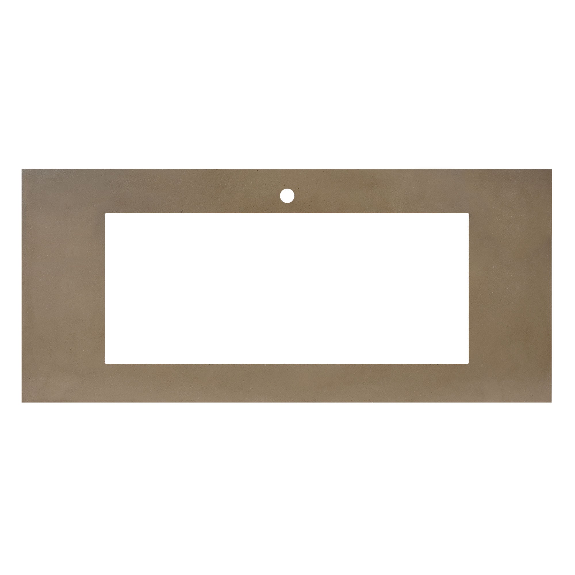 Native Trails 48" NativeStone Vanity Top in Earth- Trough with Single or No Faucet Hole, NSV48-ET