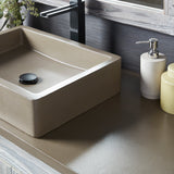 Native Trails 48" NativeStone Vanity Top in Earth- Vessel with Single Hole Cutout, NSV48-EV1